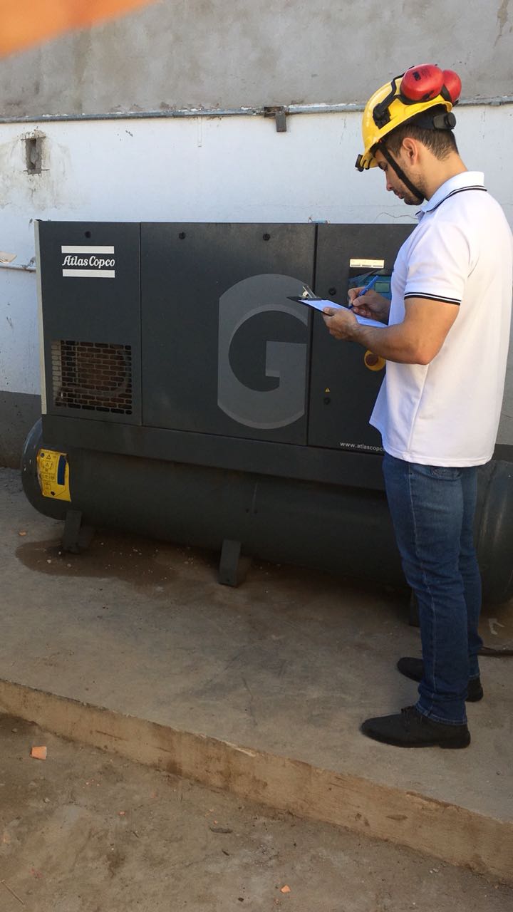 Imagem ilustrativa de Inspeção compressor de ar em Primavera do Leste